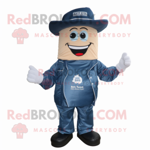 Navy BBQ Ribs mascotte...