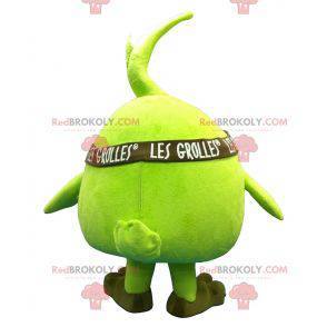 Mascotte de pomme de poire verte géante - Redbrokoly.com