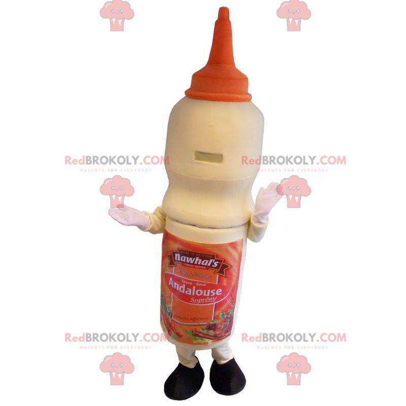 Mascot olla grande de salsa para merienda - Redbrokoly.com