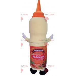 Mascotte de grand pot de sauce pour snack - Redbrokoly.com