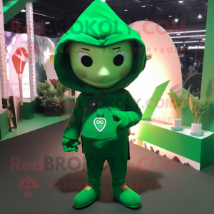 Seta verde do personagem de...