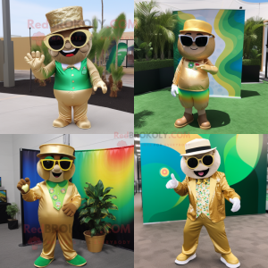 Tan pot af guld maskot...