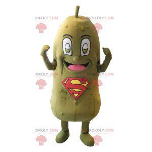Big giant green pickle mascot - Redbrokoly.com