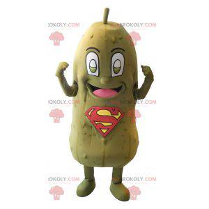 Stor gigantisk grøn pickle maskot - Redbrokoly.com