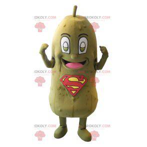 Big giant green pickle mascot - Redbrokoly.com