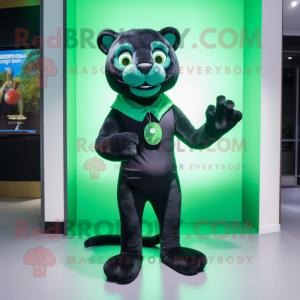 Green Panther mascotte...