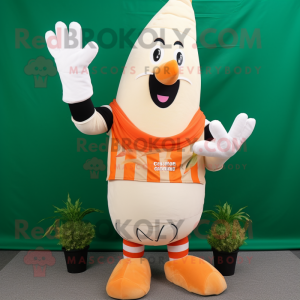 Cream Carrot mascotte...