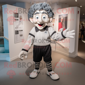 Gray Mime mascotte kostuum...