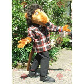 Gigantisk oransje rotte maskot - Redbrokoly.com