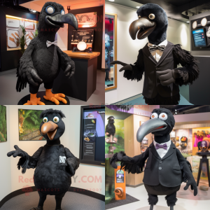 Black dodo bird mascotte...