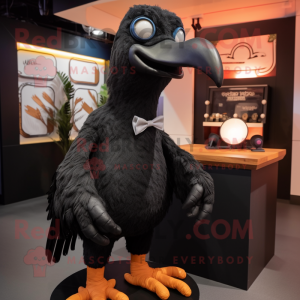 Black dodo bird mascotte...