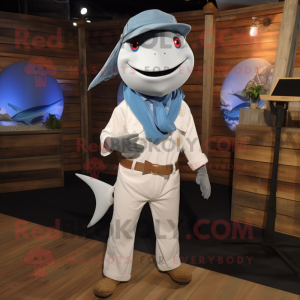 White Swordfish mascotte...