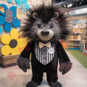 Black Porcupine mascotte...