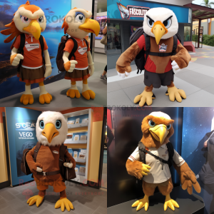 Rust Bald Eagle mascotte...