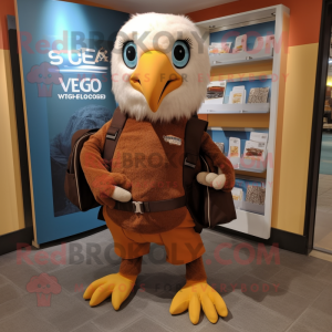 Rust Bald Eagle mascotte...