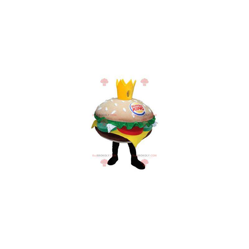 Mascotte Burger King. Mascotte de hamburger géant -