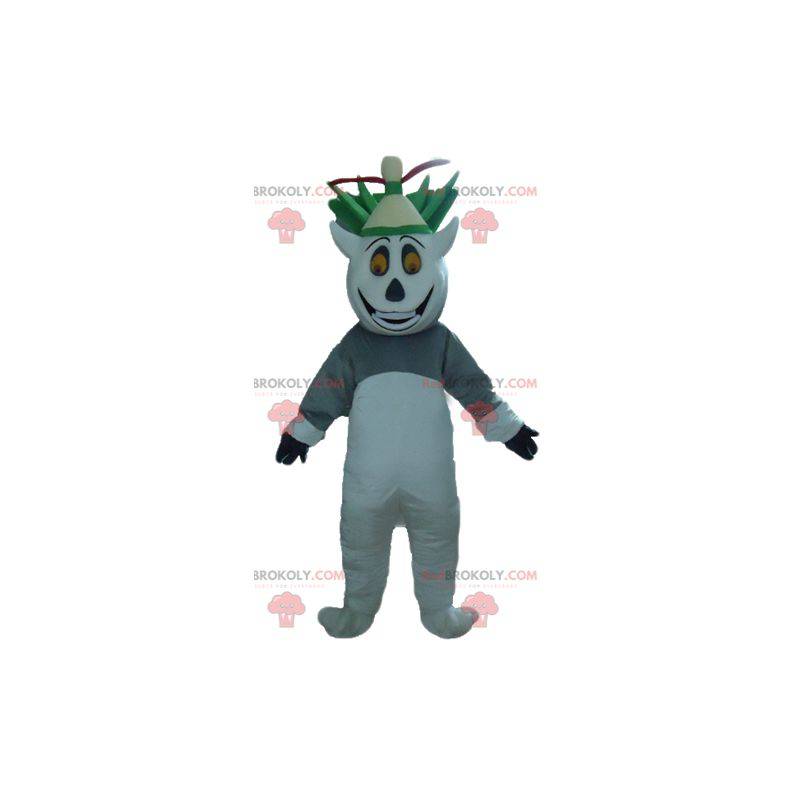 Madagaskar Cartoon Lemur Maskottchen - Redbrokoly.com