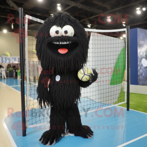 Sort volleyball net maskot...