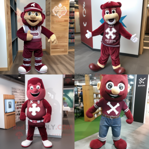 Personagem de traje de...