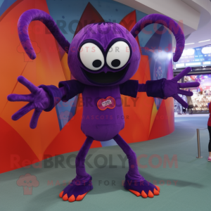 nan Spider mascot costume character dressed with Long Sleeve Tee and Rings