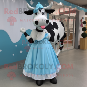 Cyan Holstein koe mascotte...