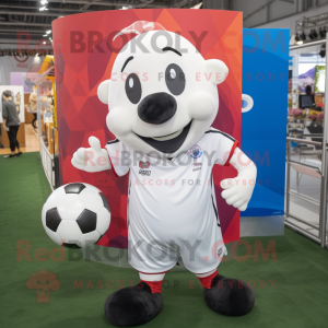  Fotboll maskot kostym...