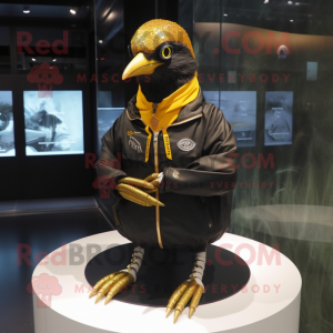 Gull Blackbird maskot drakt...
