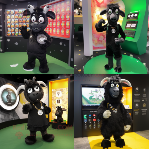 Czarna koza w kostiumie...