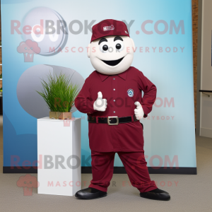 Kastanjebruin Pho mascotte...