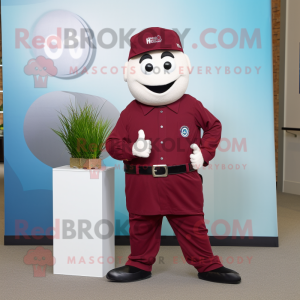 Maroon Pho maskot drakt...