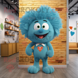 Cyan Arrow Of Love maskot...