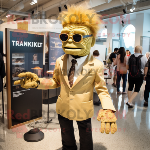  Gold Frankenstein maskot...