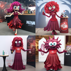 Maroon Medusa mascotte...