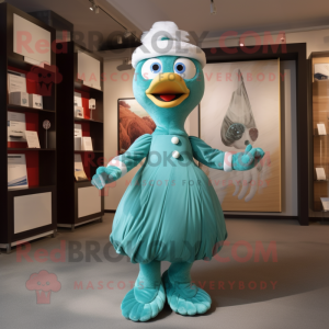 Teal Juggle mascotte...