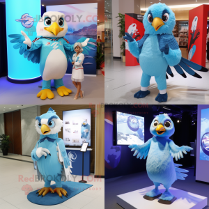 Sky Blue Falcon mascotte...