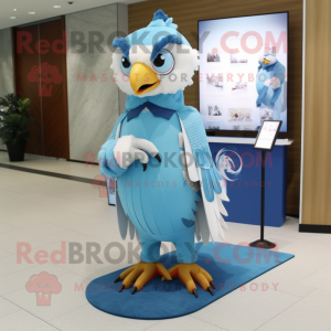 Sky Blue Falcon mascotte...