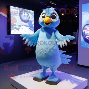 Sky Blue Falcon mascotte...