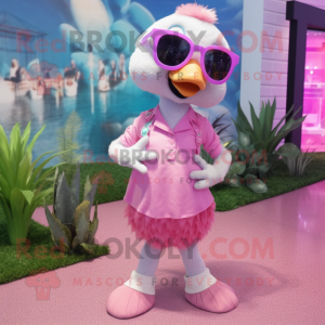 Pink Gosling mascotte...