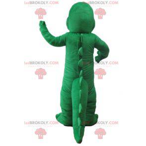 Giant green and yellow crocodile mascot - Redbrokoly.com