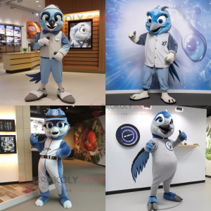 Gray Blue Jay mascotte...