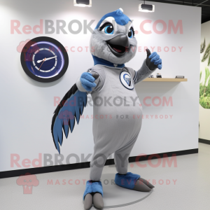 Gray Blue Jay mascotte...