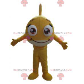 Very pretty and cute giant yellow fish mascot - Redbrokoly.com