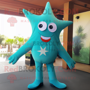 Turkis Starfish maskot...