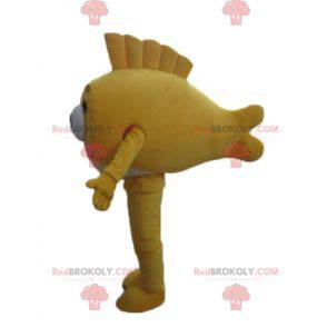 Very pretty and cute giant yellow fish mascot - Redbrokoly.com