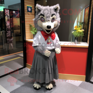  Say Wolf maskot kostume...