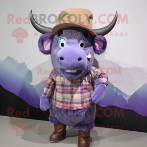 Lavendel Buffalo mascotte...