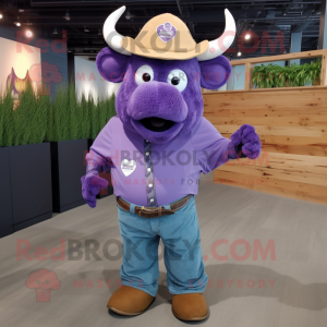 Lavendel Buffalo mascotte...