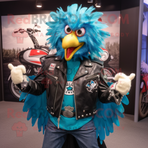 Cyan Roosters mascotte...