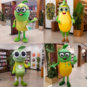 Olive Mango maskot kostym...