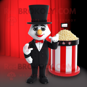 Red Pop Corn mascotte...